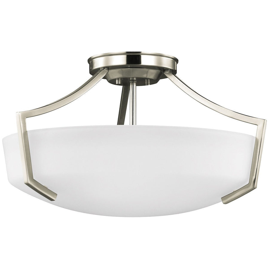 Sea Gull Lighting Transitional 3-Light Ceiling Convertible Pendant