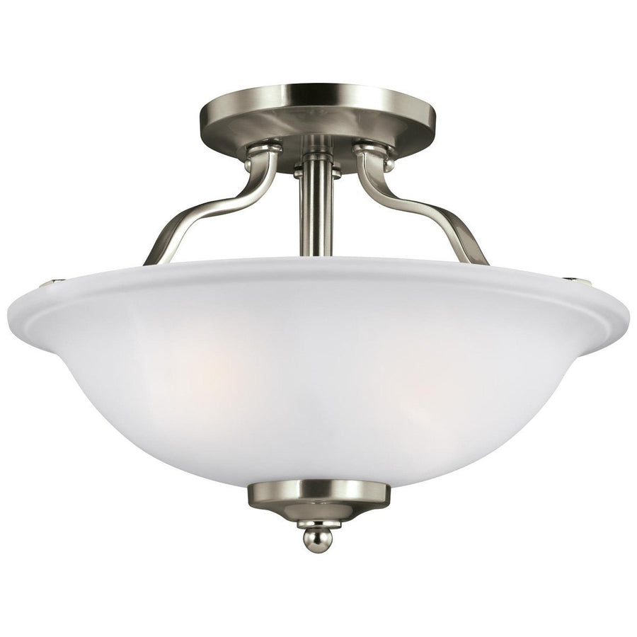 Sea Gull Lighting Emmons Two Light Semi-Flush