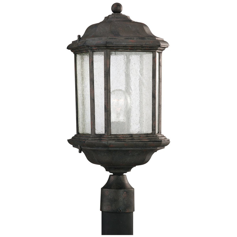 Sea Gull Lighting Kent Oxford Bronze One Light Outdoor Post Lantern