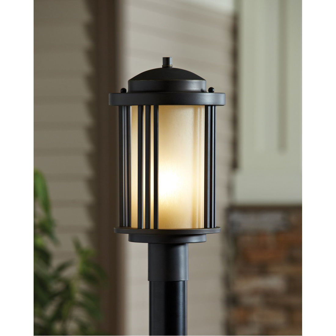 Sea Gull Lighting Crowell One Light Outdoor Post Lantern