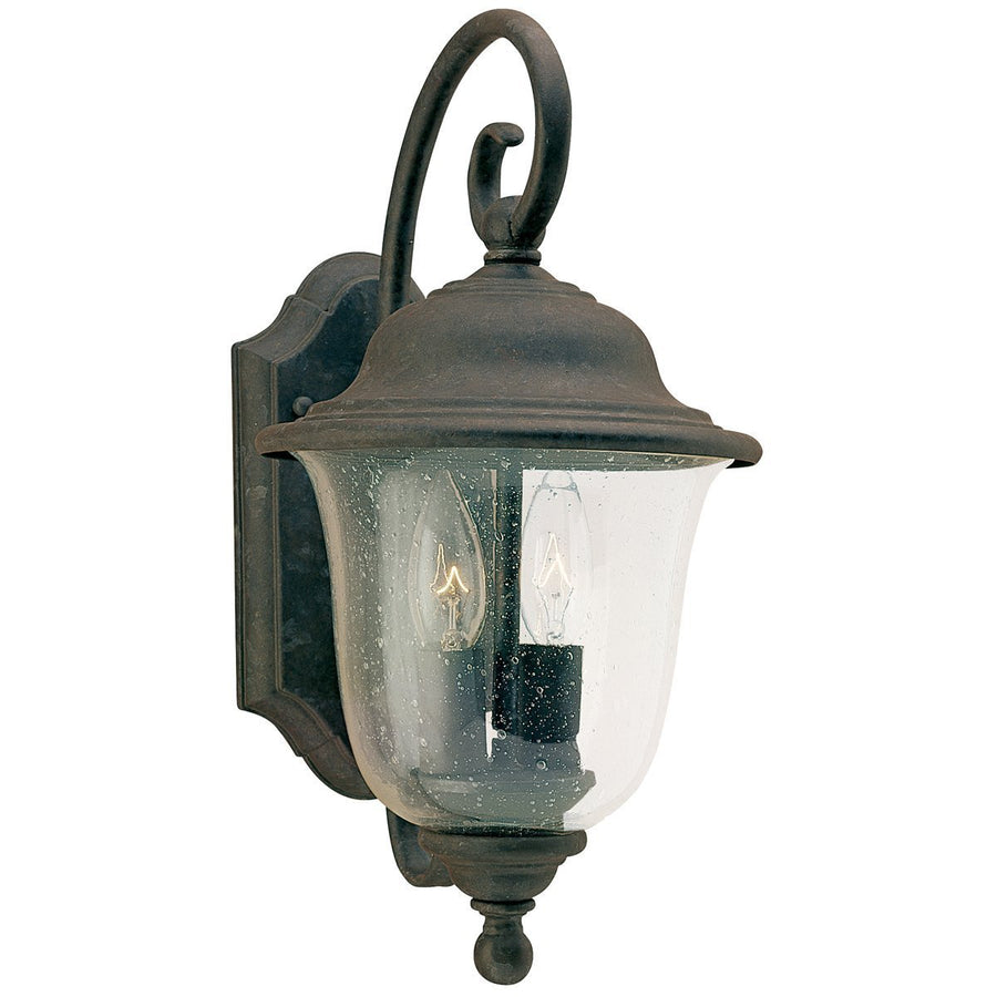 Sea Gull Lighting Oxidized Bronze Two Light Outdoor Wall Lantern