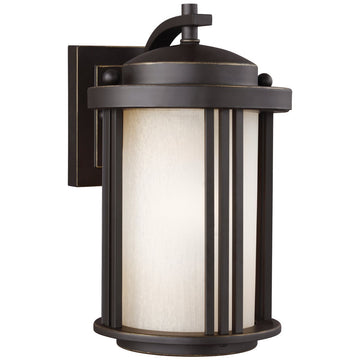 Sea Gull Lighting Crowell Small One Light Outdoor Wall Lantern