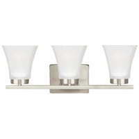 Sea Gull Lighting Bayfield 3-Light Wall Bath Sconce