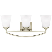 Sea Gull Lighting Hanford 3-Light Wall Bath Sconce