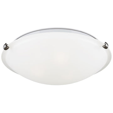 Sea Gull Lighting Clip 3-Light Ceiling Flush Mount