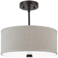 Sea Gull Lighting Dayna 2-Light Semi Flush Convertible