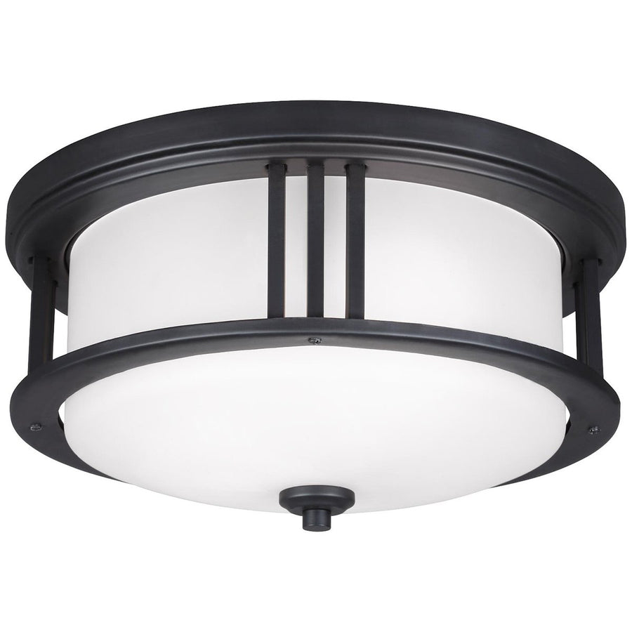 Sea Gull Lighting Crowell 2-Light Outdoor Ceiling Flush Mount