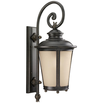 Sea Gull Lighting Cape May 1-Light Outdoor Wall Lantern - Black