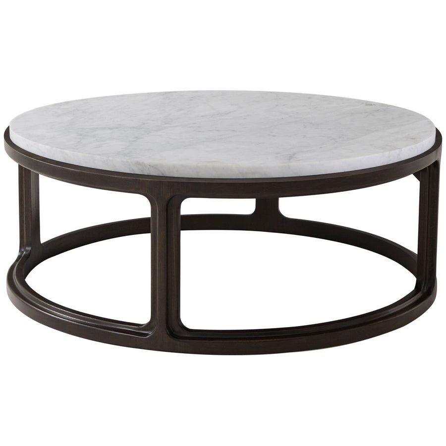 Theodore Alexander Inherit Round Marble Cocktail Table