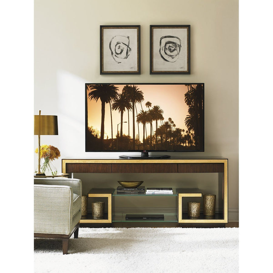 Sligh Bel Aire Dark Brown Rodeo Media Console