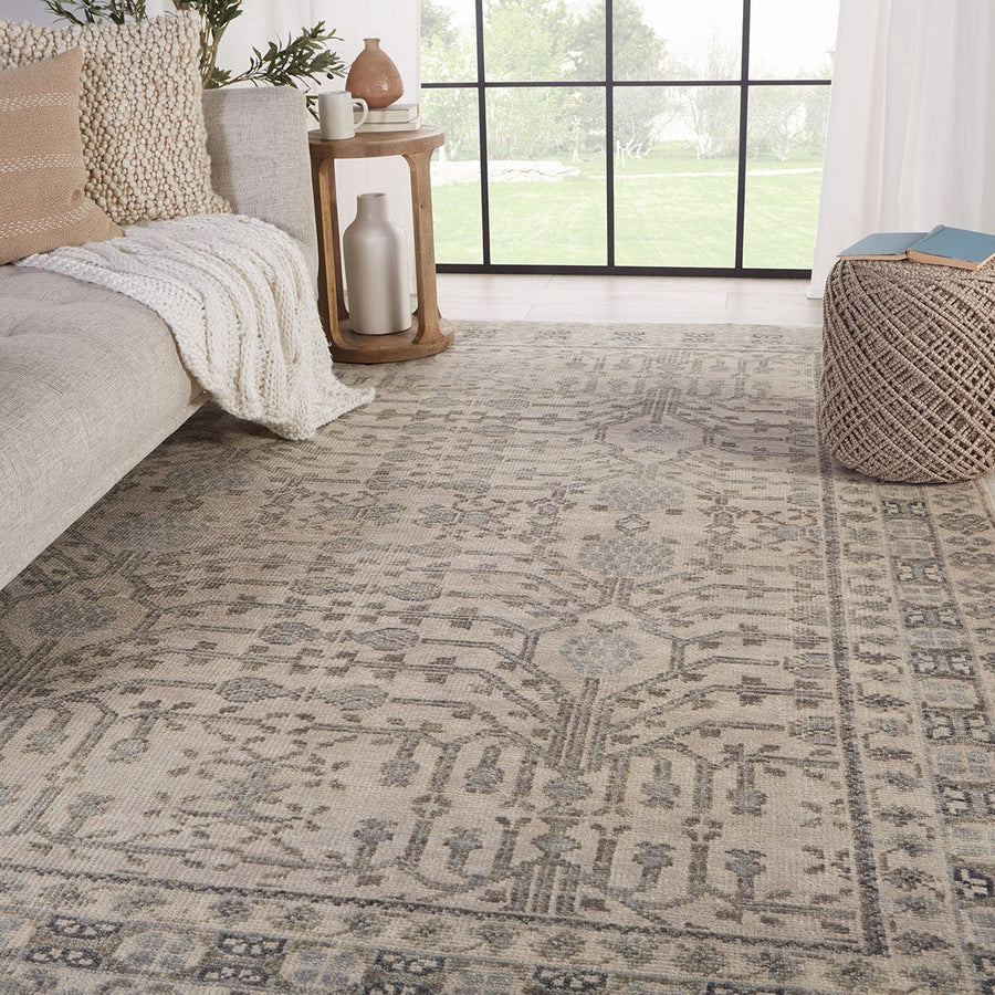 Jaipur Salinas Cosimo Oriental Floral Gray SLN14 Rug