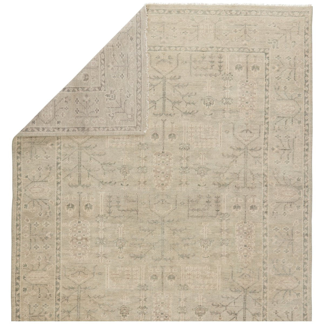 Jaipur Salinas Ginerva Oriental Floral Cream Green SLN16 Rug