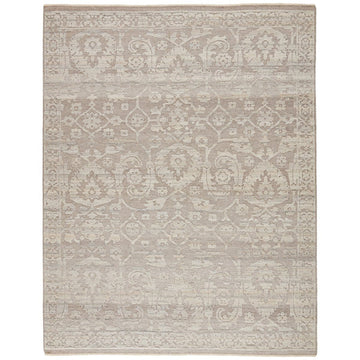 Jaipur Sonnette Ayres Floral Damask Taupe Gray SNN03 Rug