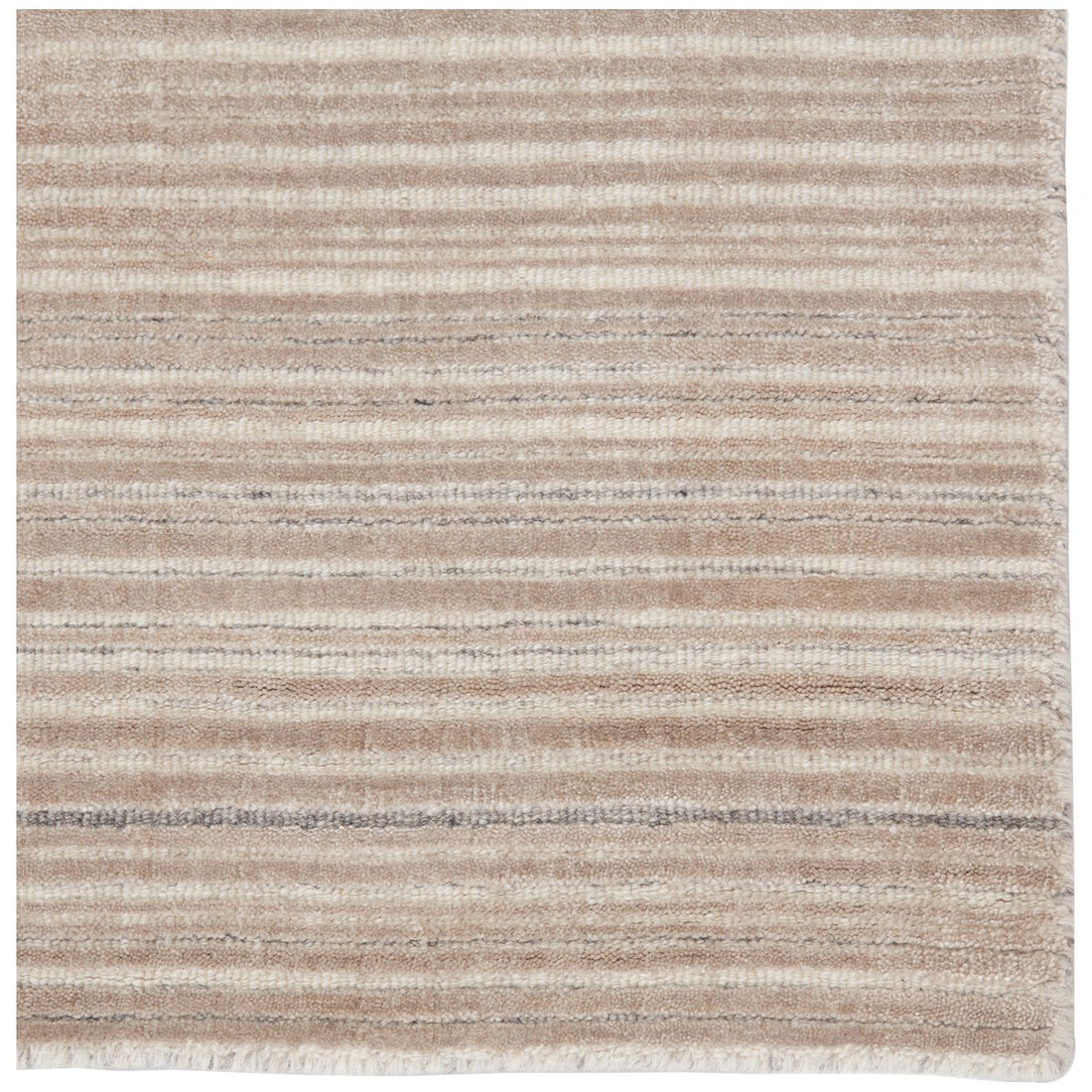 Jaipur Second Sunset Gradient Solid Stripes Gray Light Taupe SST04 Rug