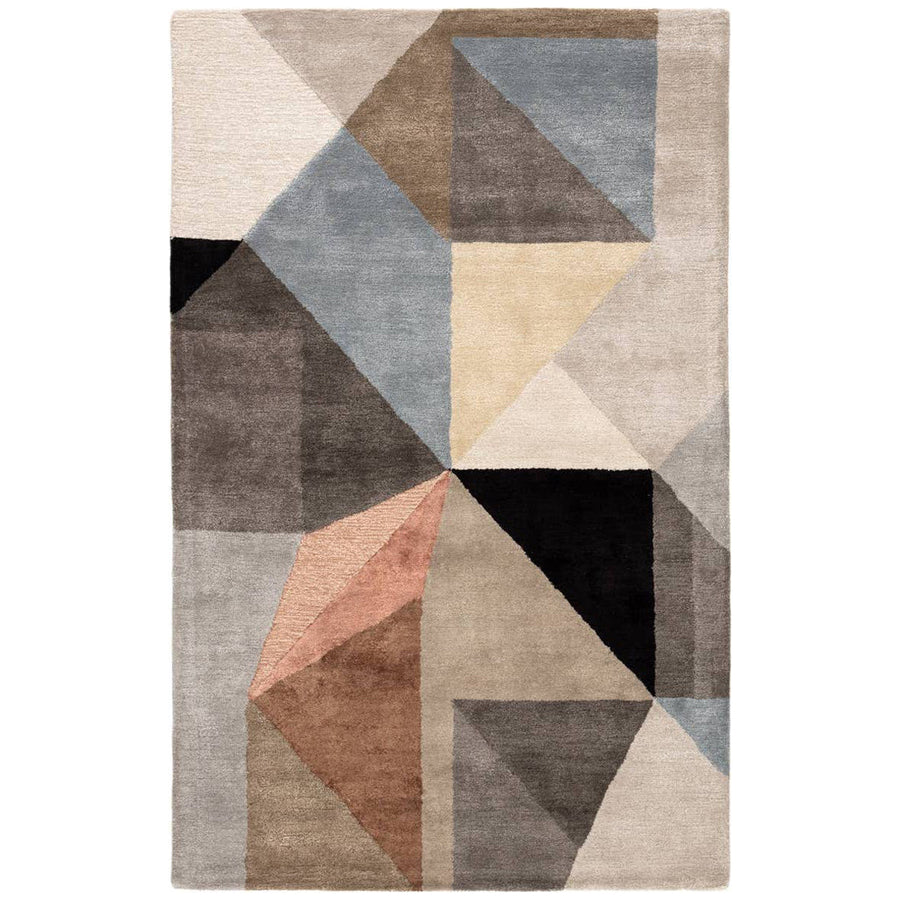 Jaipur Syntax Scalene Geometric Gray Blue SYN02 Area Rug