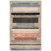 Jaipur Syntax Parallel Geometric Gray Pink SYN03 Area Rug