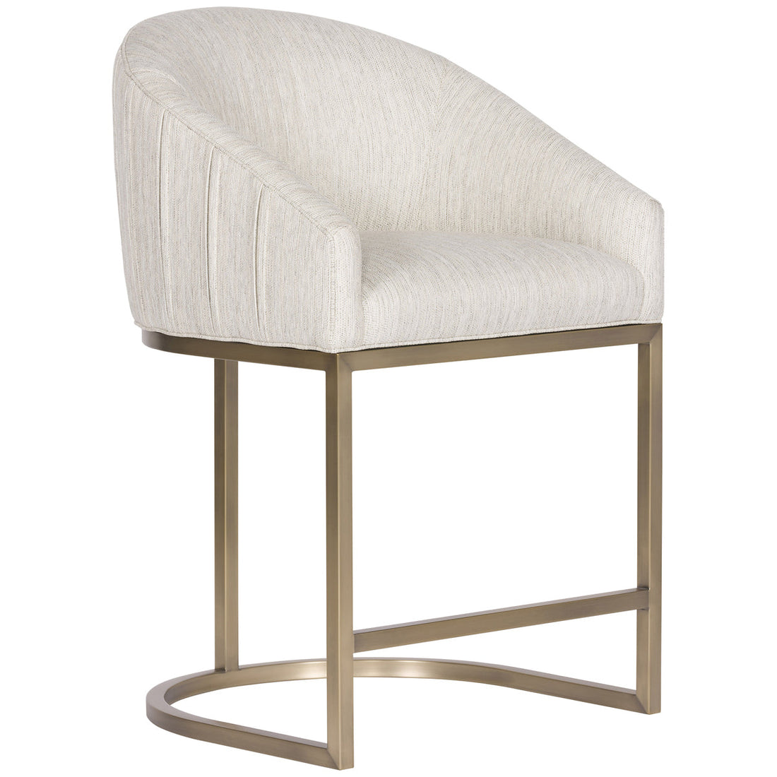 Vanguard Furniture Stocked Dining Counterstool with Satin Brass Base