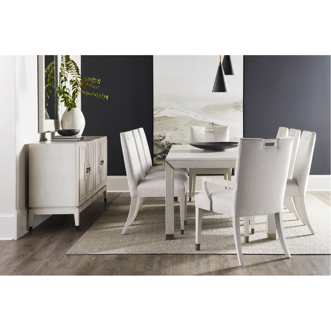 Vanguard Furniture Parkhurst Stocked Performance Dining Arm Chair