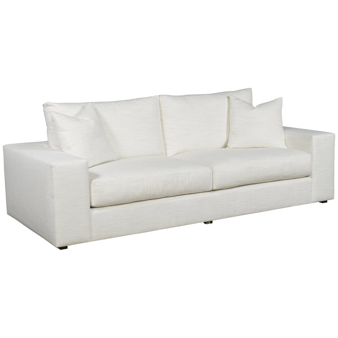 Vanguard Furniture Lucca Stocked 2-Cushion Sofa in Kipri Snow