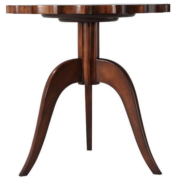 Theodore Alexander Vanucci Eclectics Modern Piecrust Accent Table