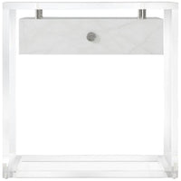 Theodore Alexander Generation Faux Carrara Side Table