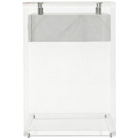 Theodore Alexander Generation Faux Carrara Side Table