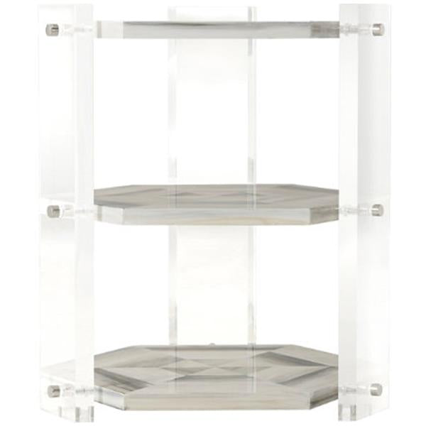 Theodore Alexander Quadrilateral Tiers Side Table