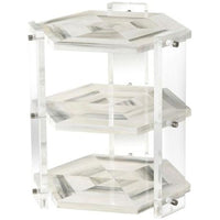 Theodore Alexander Quadrilateral Tiers Side Table