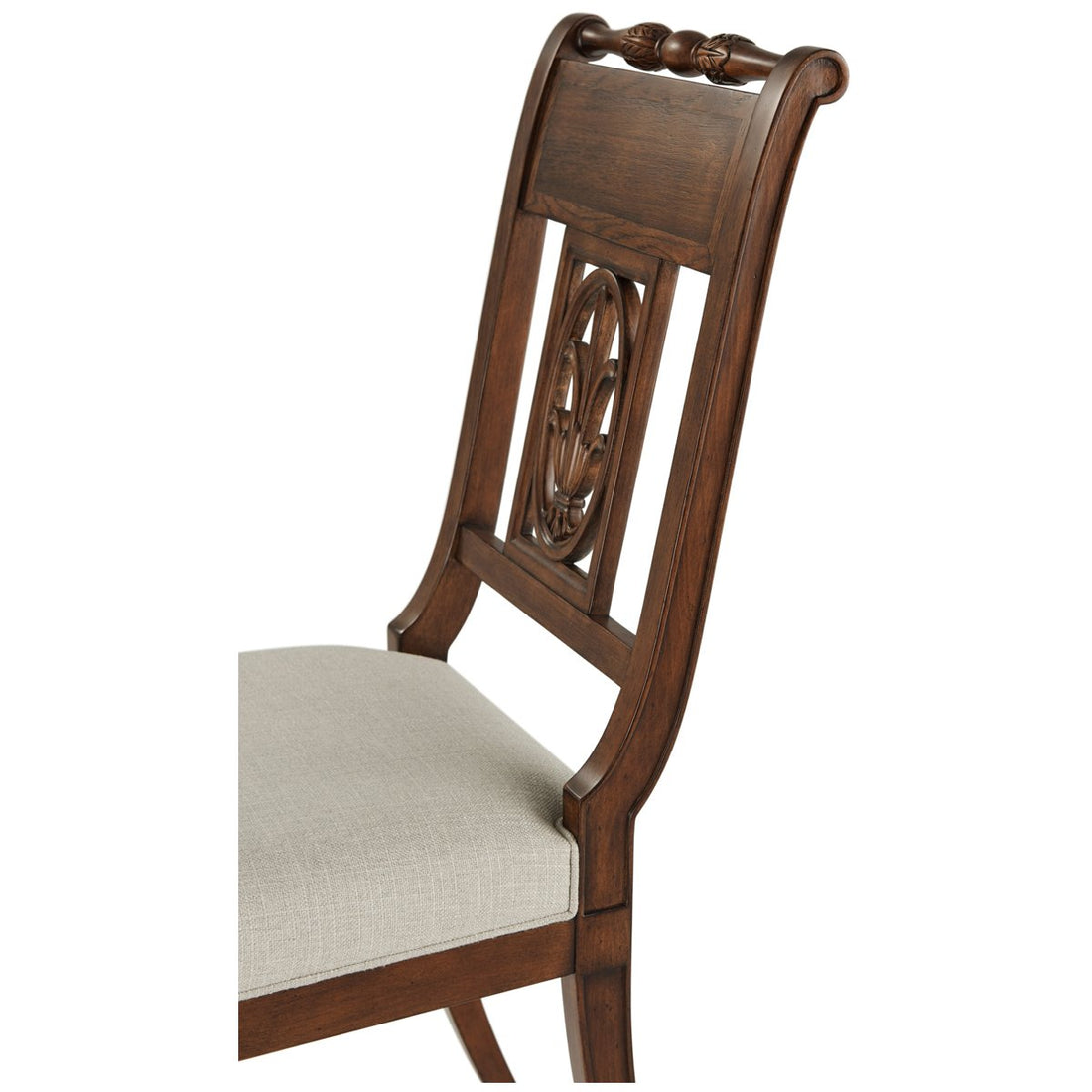 Theodore Alexander The Iven Linen Dining Side Chair, Set of 2