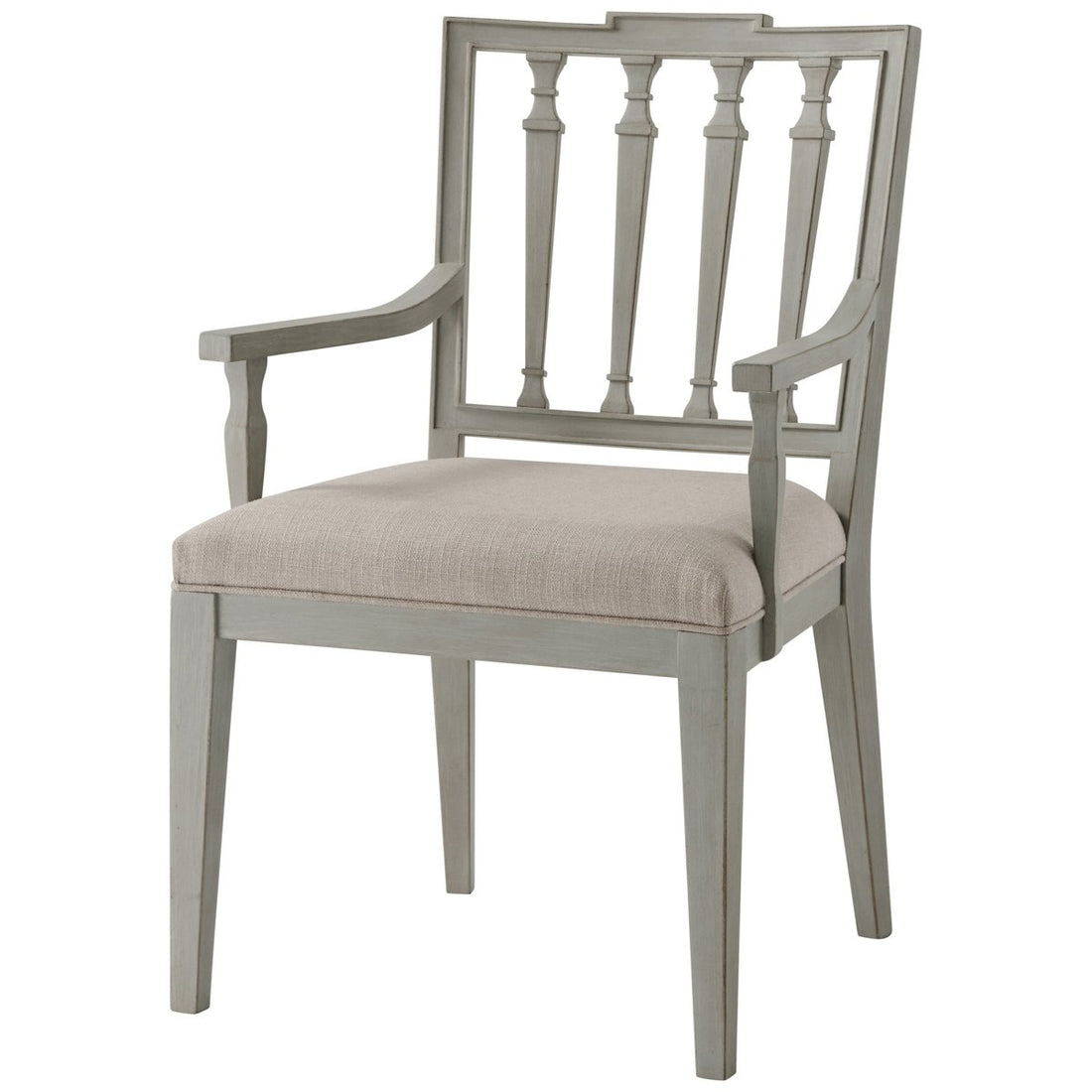 Theodore Alexander The Tristan Dining Armchair, Set of 2