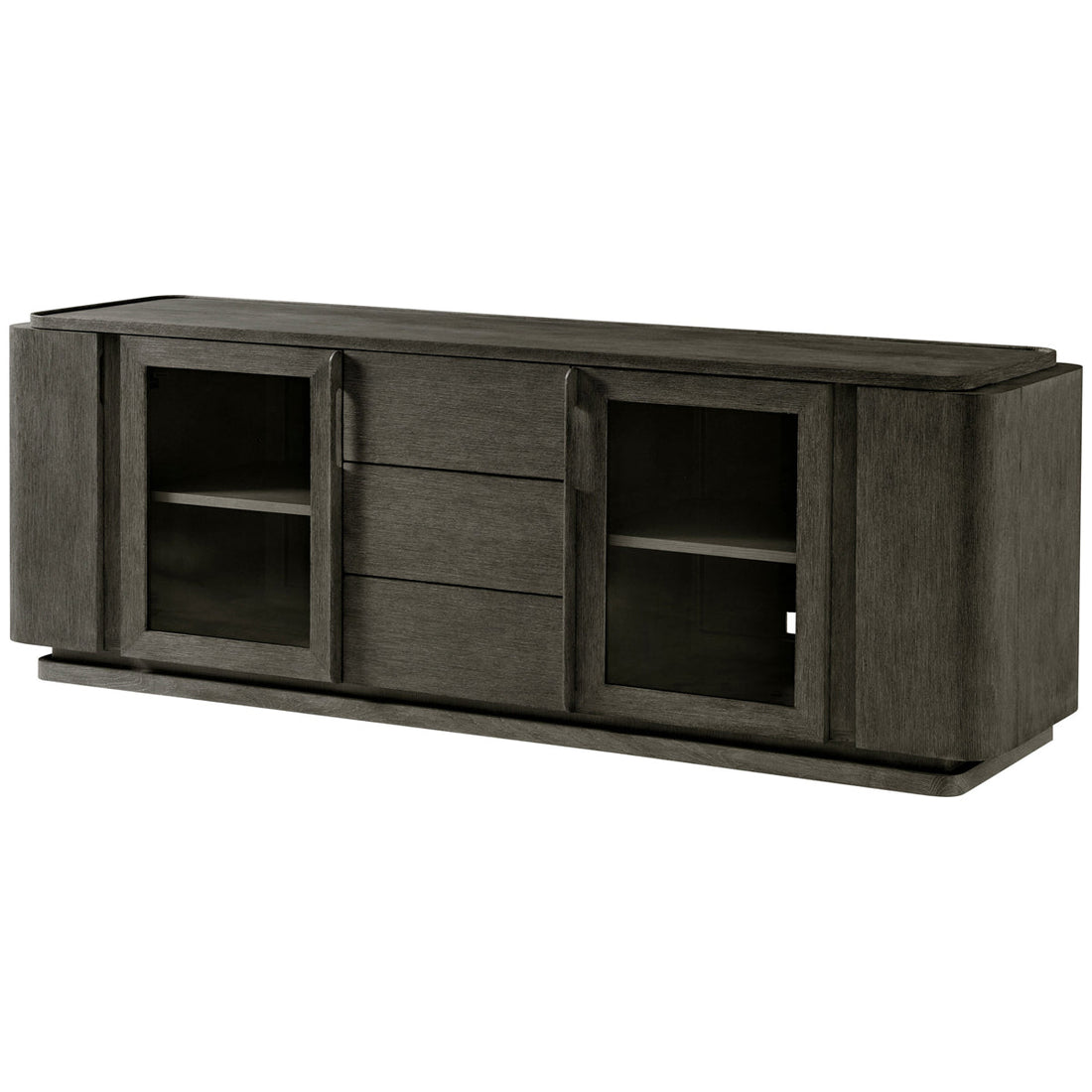 Theodore Alexander Repose Glass Door Media Console