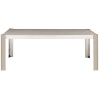 Vanguard Furniture Angled Dining Table with Metal Captured Leg