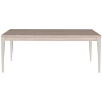 Vanguard Furniture Metal Tapered Dining Table with Metal Tapered Leg