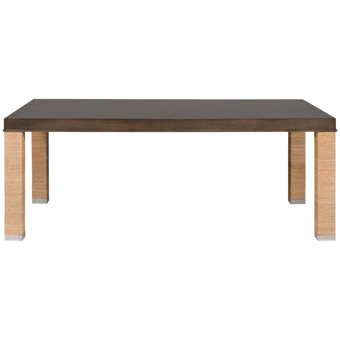 Vanguard Furniture Woven Dining Table with Lampakanay Leg