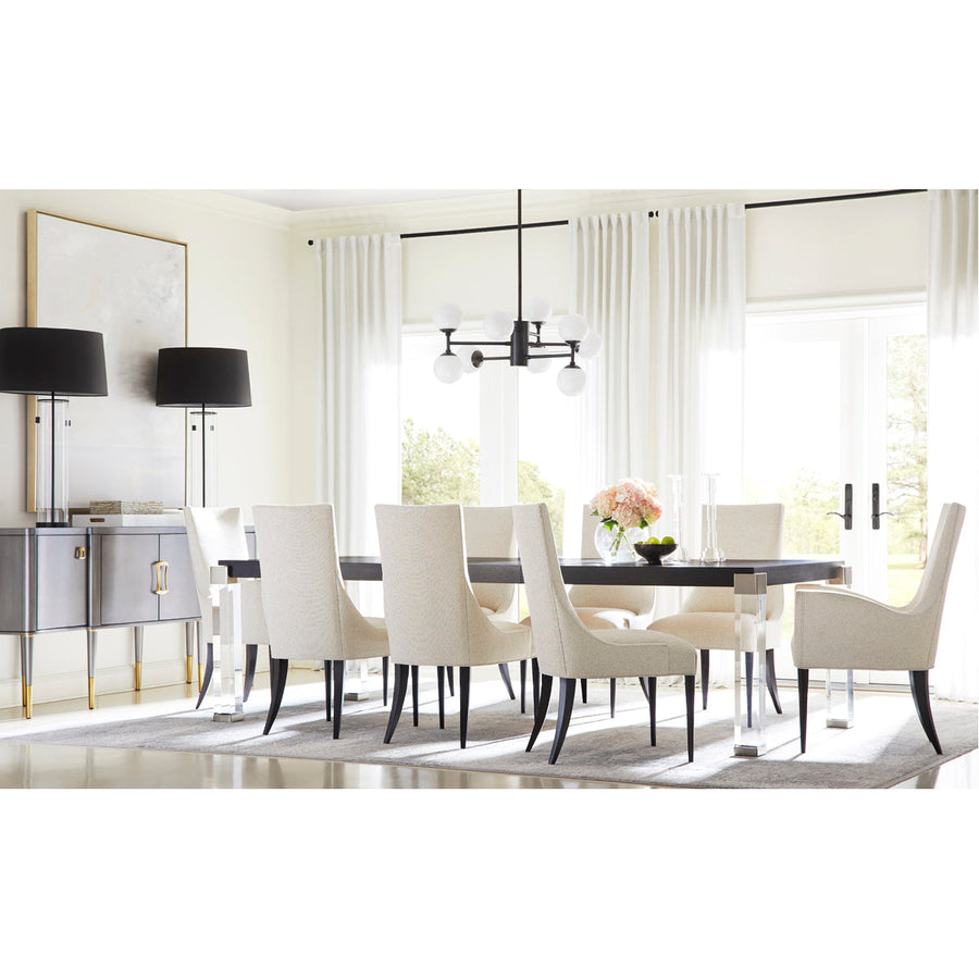 Vanguard Furniture Acrylic Dining Table with Acrylic Leg