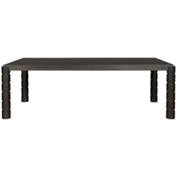 Vanguard Furniture Groove Dining Table with Groove Leg