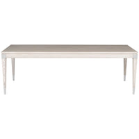 Vanguard Furniture Wood Tapered Dining Table with Wood Tapered Leg