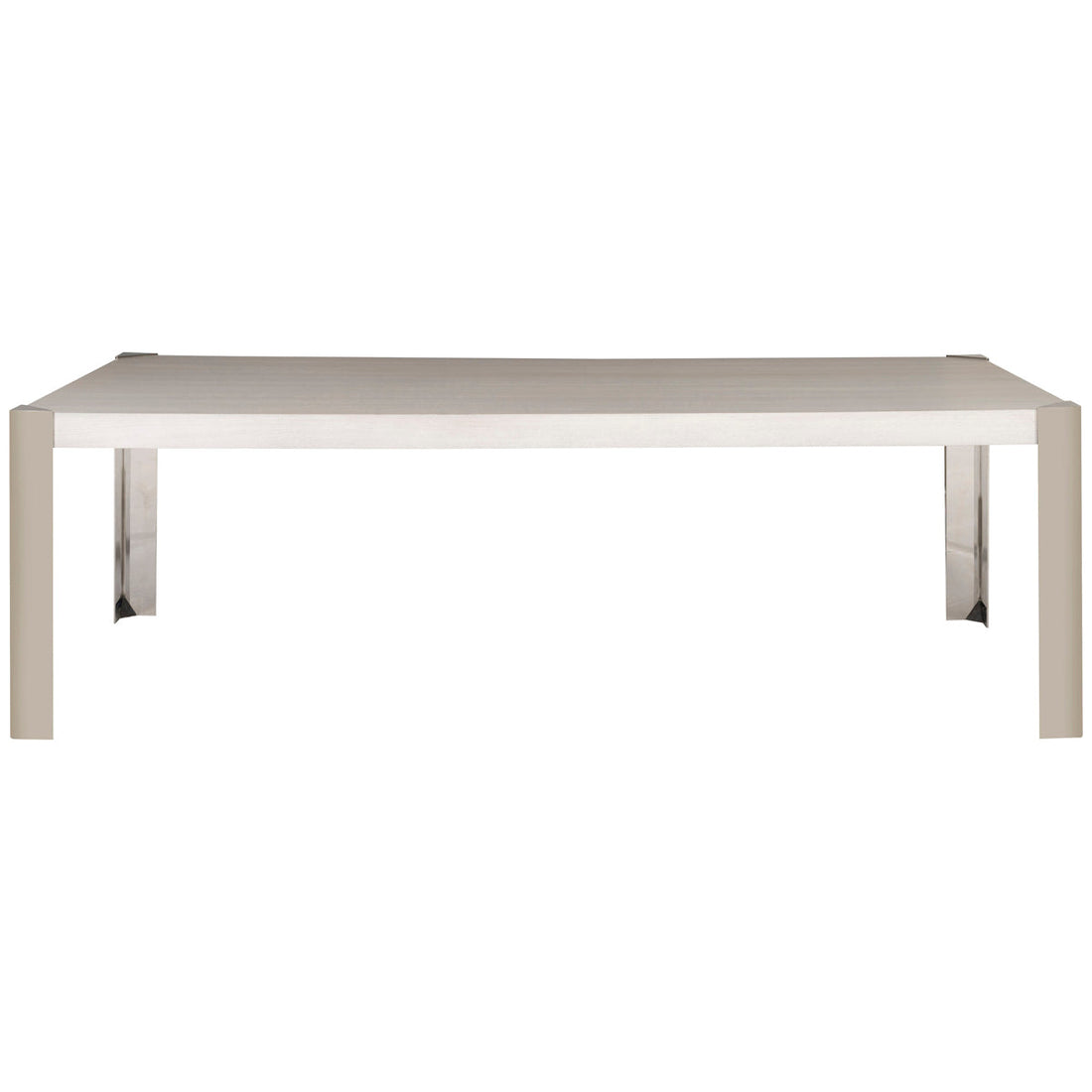 Vanguard Furniture Angled Dining Table with Metal Captured Leg