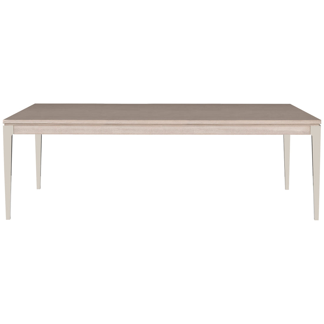 Vanguard Furniture Metal Tapered Dining Table with Metal Tapered Leg