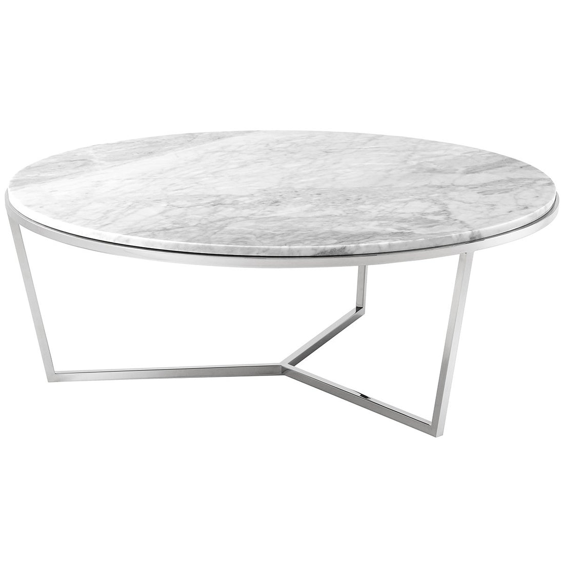 Theodore Alexander Marble Fisher Cocktail Table