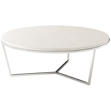 Theodore Alexander Fisher Round Cocktail Table