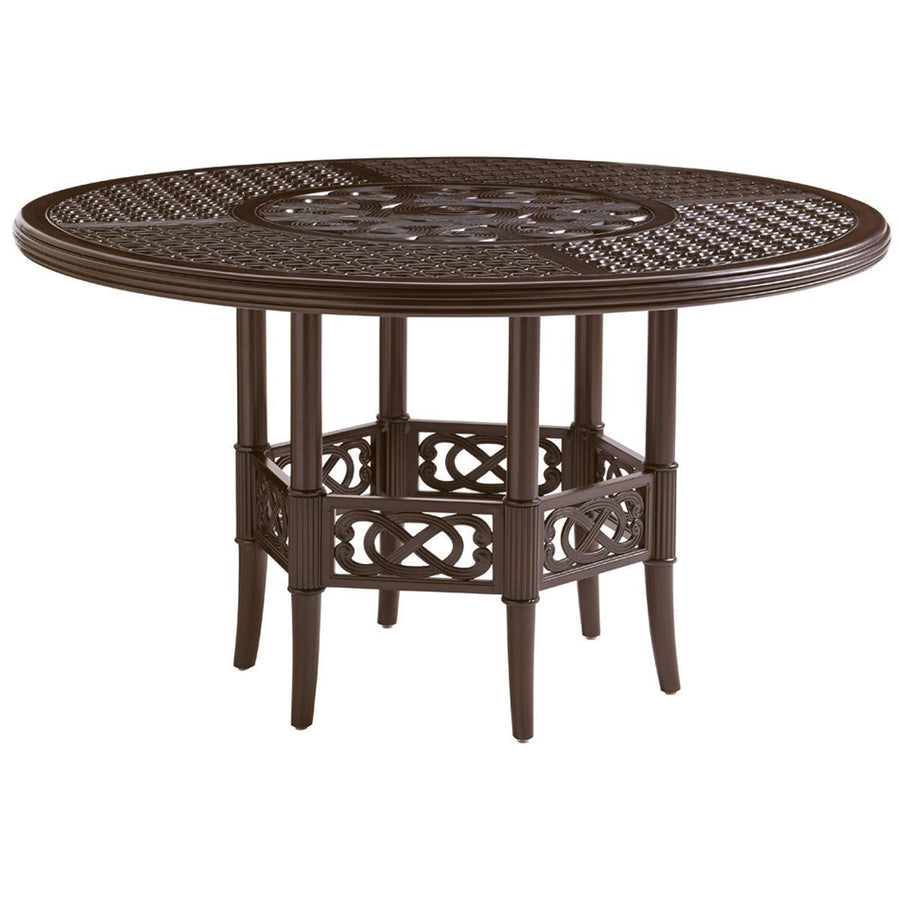 Tommy Bahama Royal Kahala Black Sands Round Dining Table