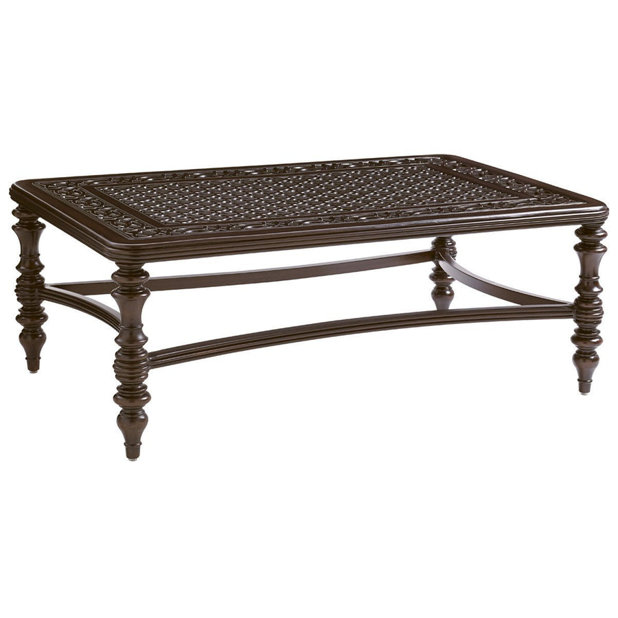 Tommy Bahama Royal Kahala Black Sands Rectangular Cocktail Table