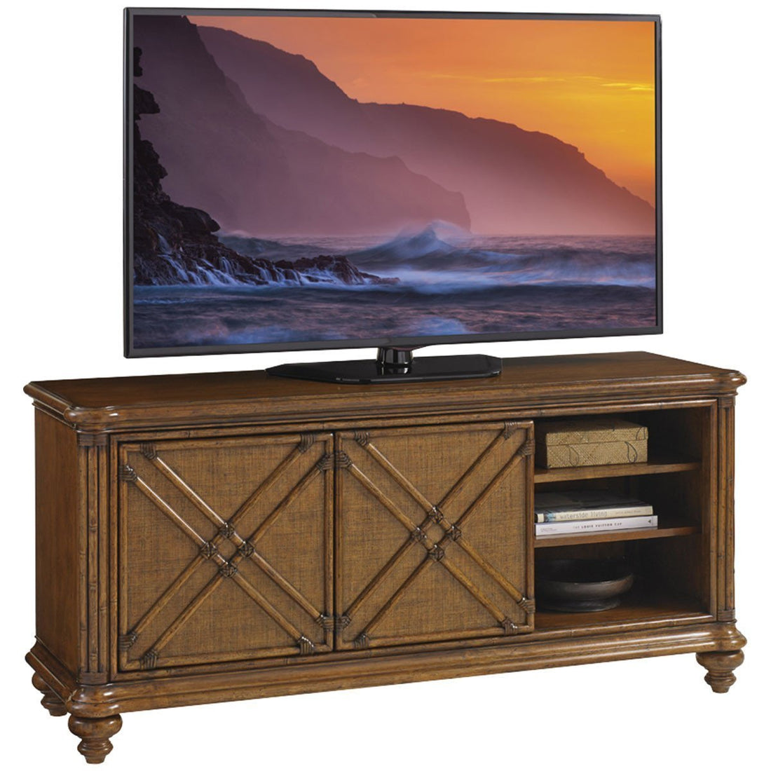 Tommy Bahama Bali Hai Medium Brown Marlin Media Console