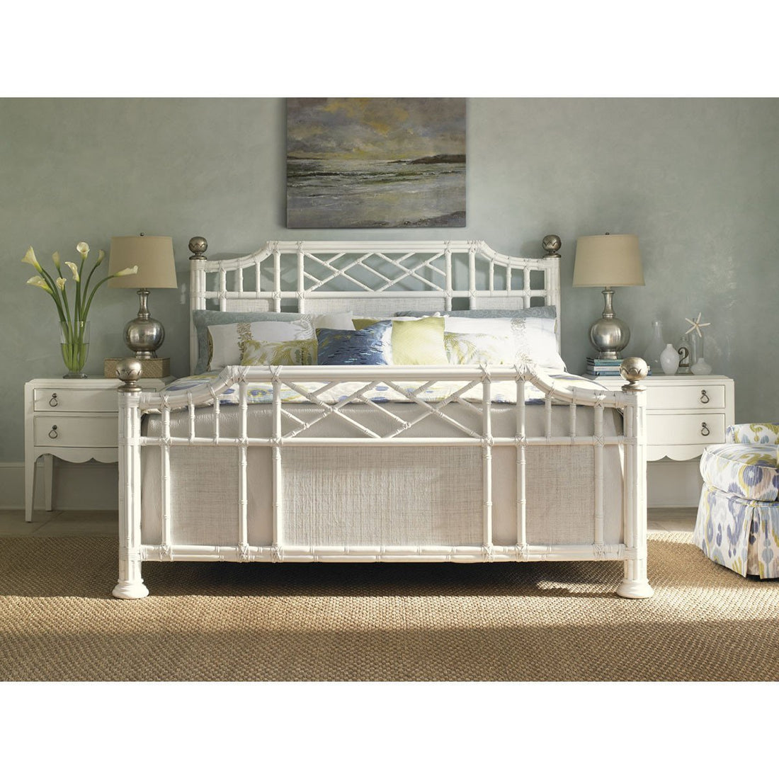 Tommy Bahama Ivory Key Prichards Bay Panel Bed 543-133C