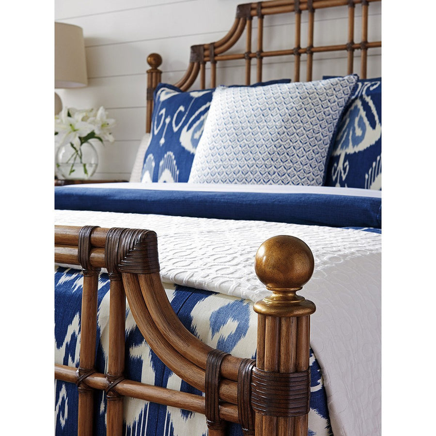 Tommy Bahama Twin Palms St. Kitts Rattan Bed