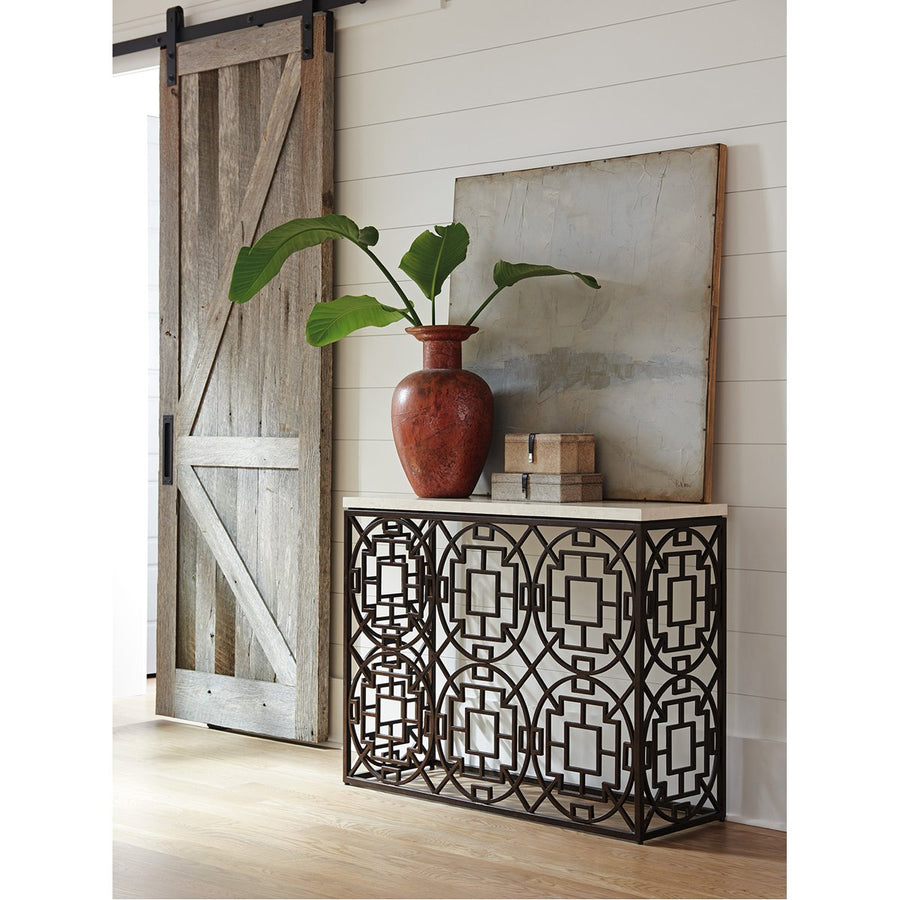 Tommy Bahama Los Altos Ackermann Metal Console Table