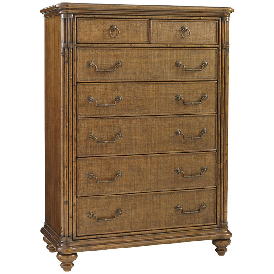 Tommy Bahama Bali Hai Medium Brown Tobago Drawer Chest