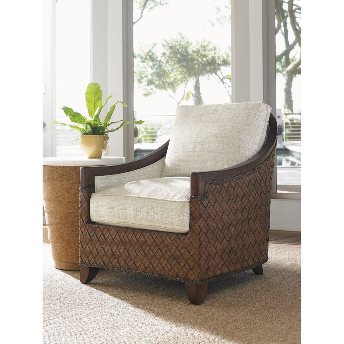 Tommy Bahama Island Fusion Kendari Round Accent Table