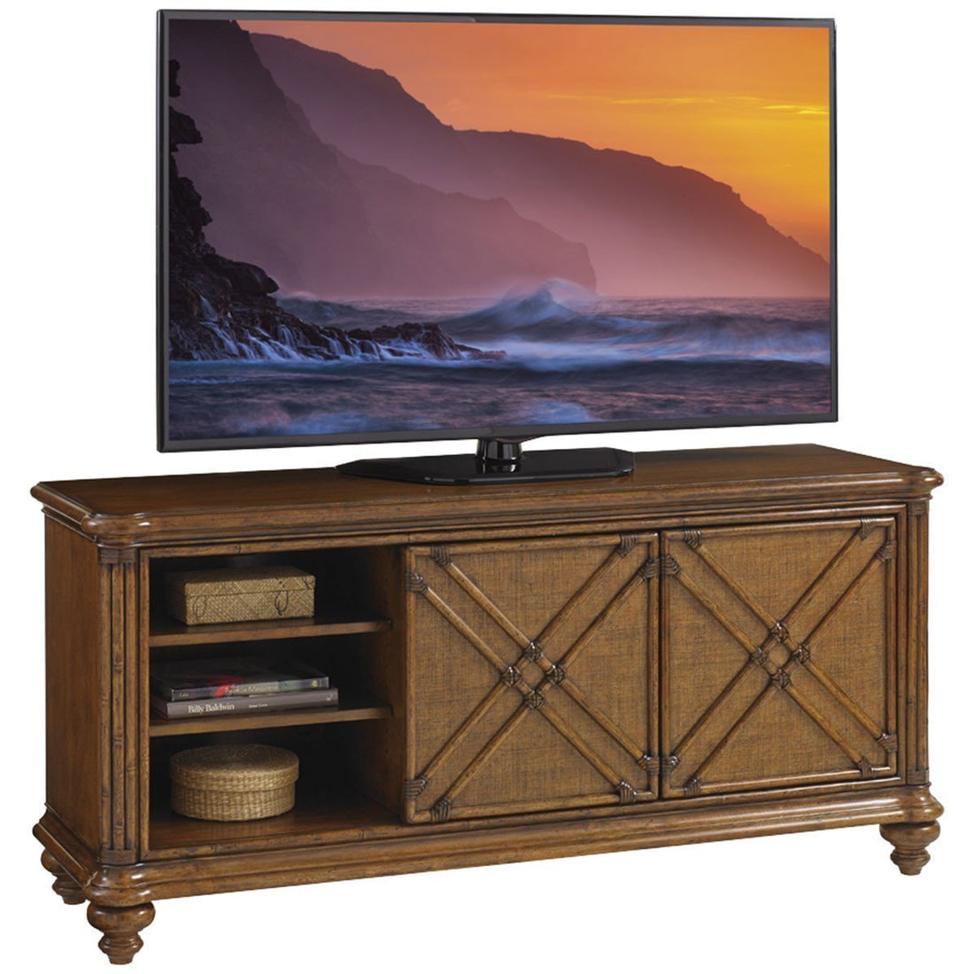 Tommy Bahama Bali Hai Medium Brown Marlin Media Console